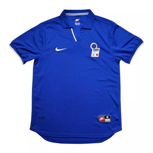 Tailandia Camiseta Italy Primera Equipación Retro 1998 Azul
